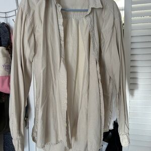 Fresh Produce Beige Cotton Shirt